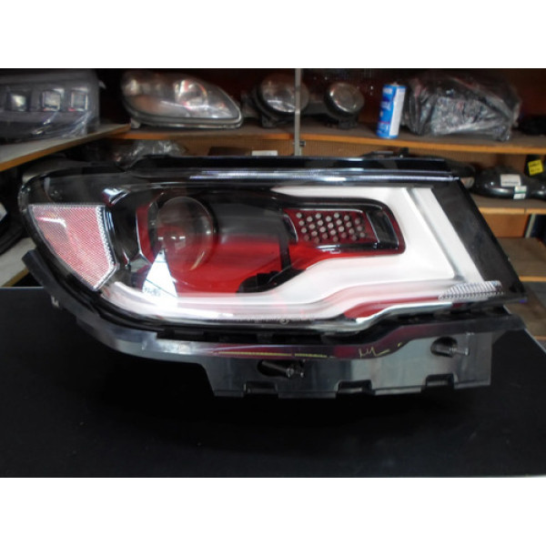 Farol Direito Jeep Compass 2017 Até 2020 Sem Xenon #486 Direito/passageiro