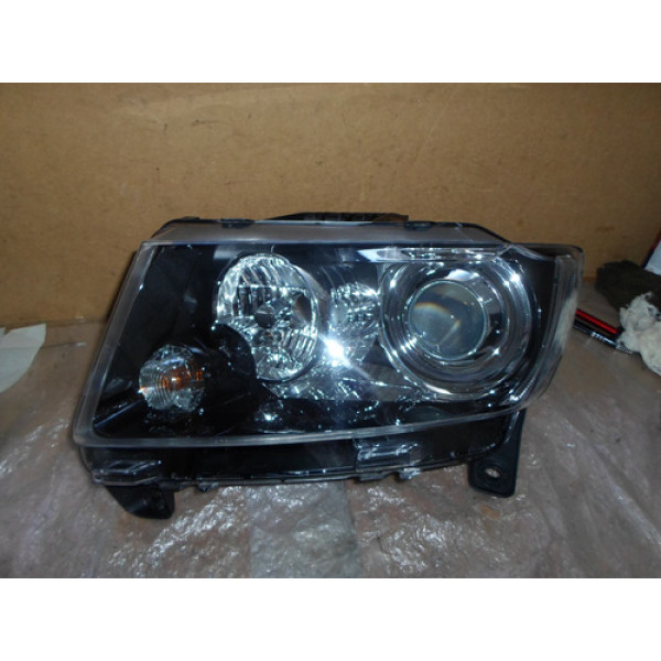 Farol Esquerdo Jeep Compass 2011 2012 2013 2014  Fume