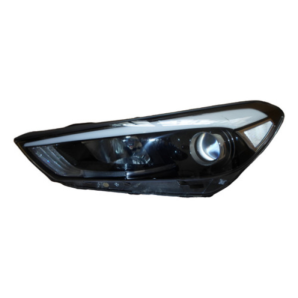 Farol Esquerdo New Tucson 2017 2018 2019 2020 Com Detalhe
