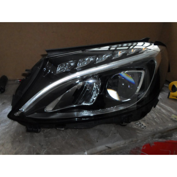 Farol Esquerdo Mercedes C180 C200 2015 Até 2018 #510 Esquerdo/motorista