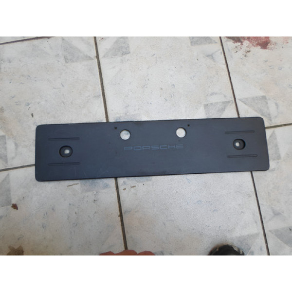 Suporte De Placa Porsche Cayenne 2017 Até 2023
