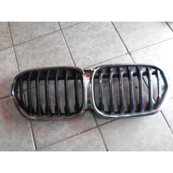 Grade Do Parachoque Bmw 530 540 2019 2020 2021 #65 Cromado Brilhante