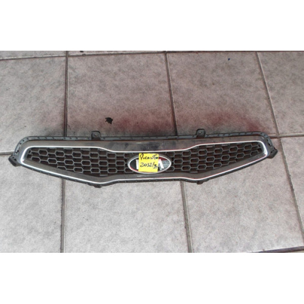 Grade Dianteiro Kia Picanto 2012 2013 2014 2015 Preto Cromado