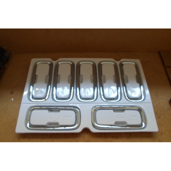 Jogo De Aro Cromado Jeep Renegade